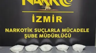 İzmir haberleri! İzmir'de durdurulan motosiklette 5 kilo metamfetamin ele geçirildi