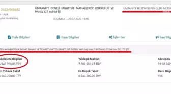 AKP'li Ümraniye Belediyesi'nin Korkuluk İhalesini Üçüncü Kez Eski AKP İlçe Başkanı Aldı