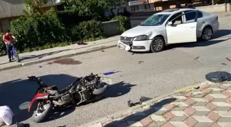 Son dakika 3. sayfa: Çankırı'da motosiklet ile otomobil çarptı: 1 yaralı