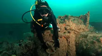 Karadeniz'in 36 metre altında sevinç çığlıkları