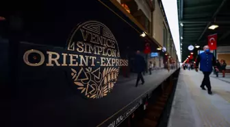 Tarihi Orient Express treni İstanbul'a ulaştı