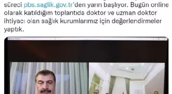 Doktorların görev yerlerinin belirleneceği kuranın tercih süreci yarın başlıyor