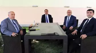 Azerbaycan heyetinden Vali Öksüz'e ziyaret