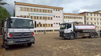 Ordu haber | Fatsa'da okul bahçelerinde temizlik ve bakım çalışması