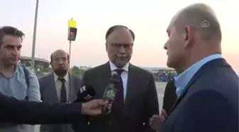 İSLAMABAD - Bakanlar Soylu ve Kurum, sel felaketinin yaşandığı Pakistan'da