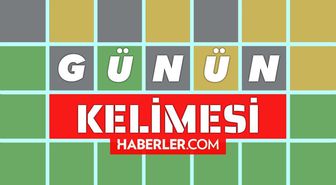 Wordle günün kelimesi nedir? 3 Eylül Wordle Türkçe - İngilizce bugünkü kelime ne? Wordle İngilizce günün kelimesi ne?