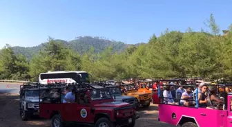 Safari jeeplerine sıkı trafik denetimleri devam ediyor