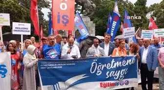 Samsun haberleri! Eğitim-İş Mitingleri Samsun'da. Kadem Özbay: 'Bize Parmak Sallayan Vekillere 'Öğretmene Parmak Sallanmaz' Sözünü Alanlarda Çınlatmak İçin Buradayız'