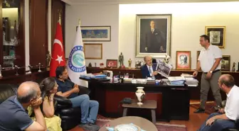 Eskişehir yerel haberleri: Halkevleri Heyetinden Eskişehir Büyükşehir Belediye Başkanı Büyükerşen'e Ziyaret