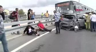 Yenikapı'da İETT otobüsü çok sayıda araca çarptı-3