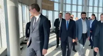 Cumhurbaşkanı Erdoğan, Belgrad Kulesi'ni ziyaret etti