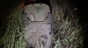 Adıyaman'da devrilen otomobilin sürücüsü yaralandı