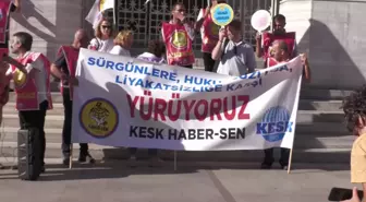Haber-Sen, PTT'deki Sürgünlere Karşı İstanbul'dan Ankara'ya Yürüyüş Başlattı: 'Hukuka Aykırı Kararlardan Vazgeçin'