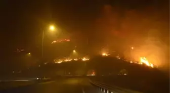 Mersin haber | Mersin'de orman yangını; 110 hane tahliye edildi (7)