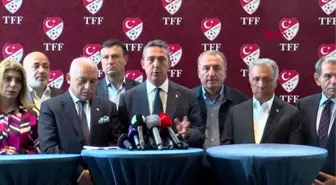 SPOR Kulüpler, teknik adamlar ve futbolculardan TFF'ye geçmiş olsun ziyareti