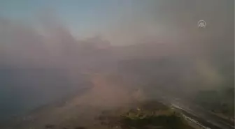 Mersin'deki orman yangınına müdahale sürüyor