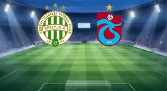 Trabzonspor, Ferencvaros deplasmanında galibiyet hedefliyor! Karşılaşmada ilk 11'ler belli oldu