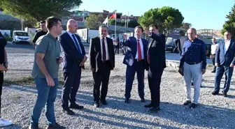 Başkan Orkan Kabakdere ve Üçpınar'da yatırımları inceledi