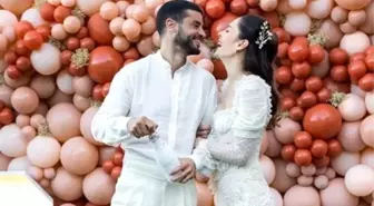 Berk Oktay ve Yıldız Çağrı Atiksoy çifti nikah masasına oturdu