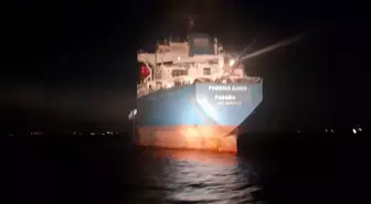 Çanakkale gündem haberi | Çanakkale Boğazı'nda makine arızası yapan gemi demirletildi