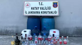 Hatay haber... Hatay'da 380 litre sahte içki ele geçirildi