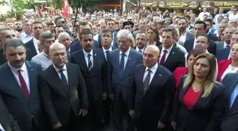 İzmir haberleri... İzmir'de 350 Metrelik Türk Bayrağı ile '100. Yıl Zafer Yürüyüşü'