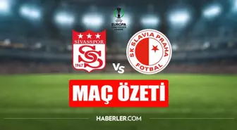 Sivasspor - Slavia Prag maç özeti! Sivasspor - Slavia Prag maç özeti izle (VİDEO)