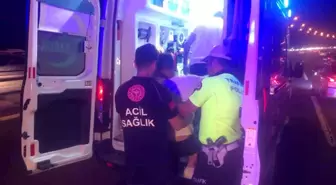 TEM'de alkollü sürücü seyir halindeki araca arkadan çarptı: 1 yaralı