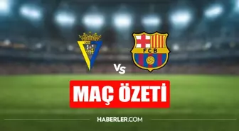 Cadiz - Barcelona maç özeti! Cadiz - Barcelona maç özeti izle (VİDEO)