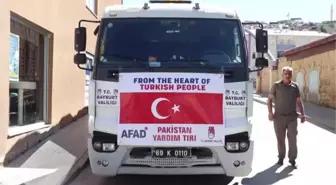 Pakistan'daki selzedeler için yardım tırı gönderildi