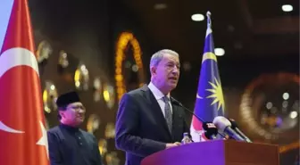 Milli Savunma Bakanı Akar, Malezya Milli Günü Resepsiyonu'nda konuştu