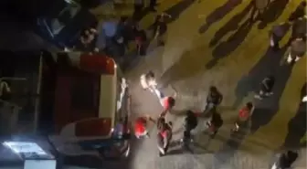 Son dakika haberi... Esenyurt'ta  Ece Güney'in binada yangın çıkardığı iddia edildi;yaşanan arbede kamerada