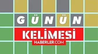 Wordle günün kelimesi nedir? 13 Eylül Wordle Türkçe - İngilizce bugünkü kelime ne? Wordle İngilizce günün kelimesi ne?