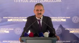 ZONGULDAK - Bakan Özer, Saime Toptan Sosyal Bilimler Lisesi açılış törenine katıldı