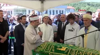 Bakan Soylu, Şehit Kaymakam Muhammed Fatih Safitürk'ün babası Asım Safitürk'ün cenaze törenine katıldı