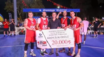 Balıkesir haberi... Bandırma'da sokak basketbolu heyecanı