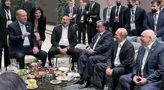 Batı'yı sinirlendirecek görüntüler! Cumhurbaşkanı Erdoğan, Putin, Reisi, Aliyev ve diğer liderler bir araya geldi