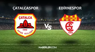 Çatalcaspor - Edirnespor maçı hangi kanalda? Çatalcaspor - Edirnespor maçı saat kaçta?