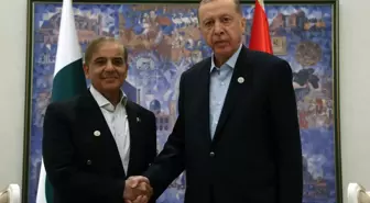 Cumhurbaşkanı Erdoğan, Pakistan Başbakanı Şerif'i kabul etti