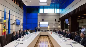 TBMM Başkanı Şentop, Moldova Parlamento Başkanı Grosu ile görüştü