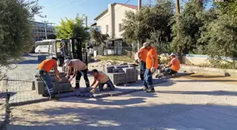 Aydın yerel haberleri... Kuşadası Belediyesi, Eskiyen Yolları Yeniliyor