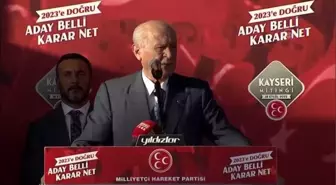 Kayseri haberi | MHP Genel Başkanı Bahçeli, MHP'nin Kayseri mitingine katıldı