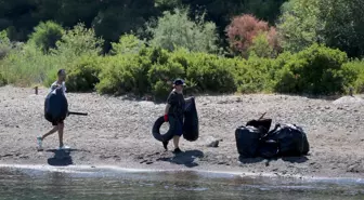 Muğla haberi... Fethiye'deki adada çevre temizliği yapıldı