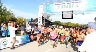 1. Saros Yarı Maratonu koşuldu