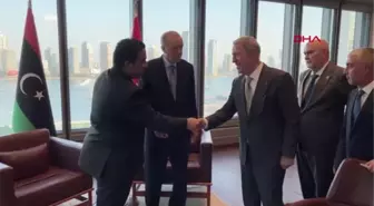 Cumhurbaşkanı Erdoğan, Libya Başkanlık Konseyi Başkanı ile görüştü