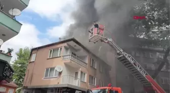 BURSA'DA APARTMANIN 3'ÜNCÜ KATINDA YANGIN