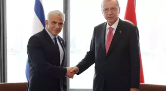 Cumhurbaşkanı Erdoğan İsrail Başbakanı Lapid'i kabul etti