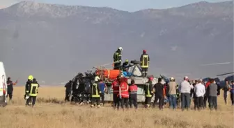 Son dakika haberleri... Marmaris'teki yangına müdahaleye giden helikopter Denizli'de düştü (4)