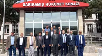 Kars haberi... MHP Genel Başkan Yardımcısı Kamil Aydın'dan Sarıkamış Kaymakamı Doğan Kemelek'e ziyaret