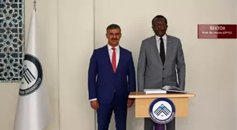 Ankara haberleri... Sudan Ankara Büyükelçisi Eltayeb'den ÇAKÜ'ye ziyaret